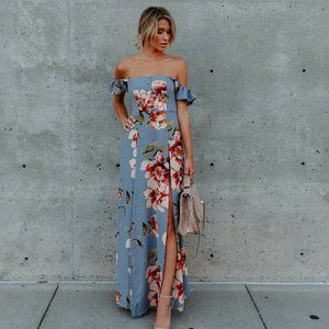 Rosella Floral Maxi Romper